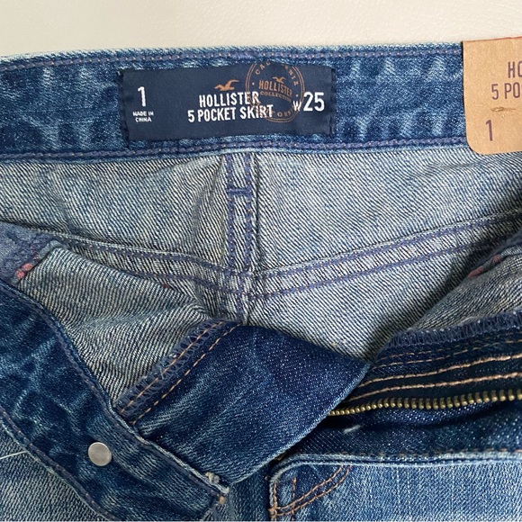 Hollister Denim 5-Pocket Skirt distressed - Picture 6 of 9